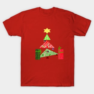 Whimsical Christmas Tree T-Shirt